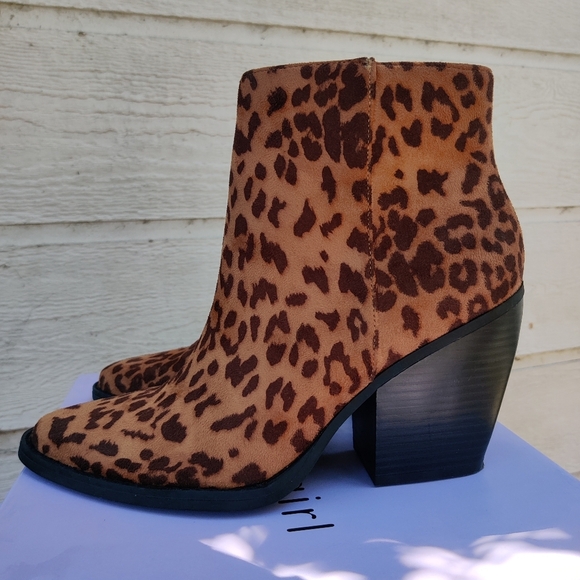 Madden girl Klicck Ankle bootsLeopard Bootie Women'sSize 10M - Picture 8 of 13